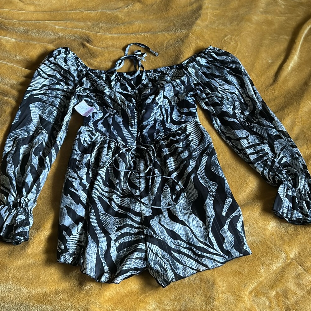 Zebra Romper